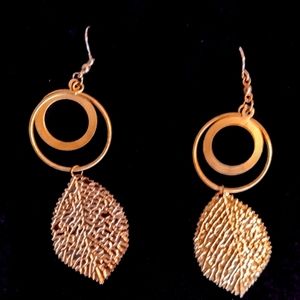Gold earrings
